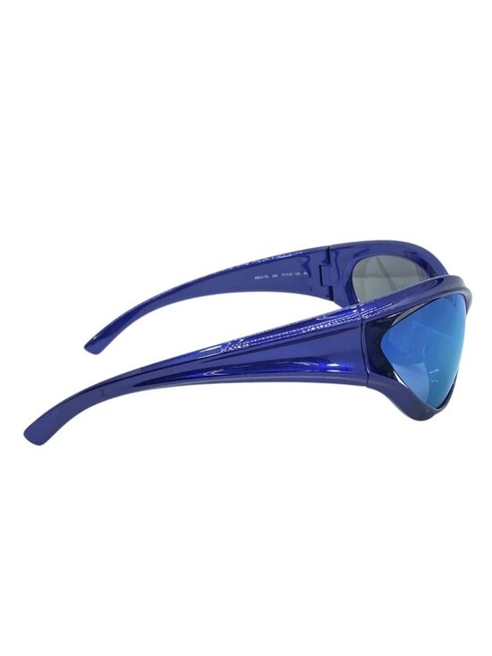 Balenciaga Sunglasses Dynamo Round Eyewear Logo Blue Acetate Sophistication main image 4